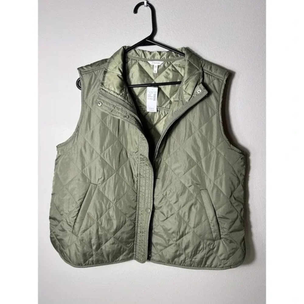Green Quilted Vest
